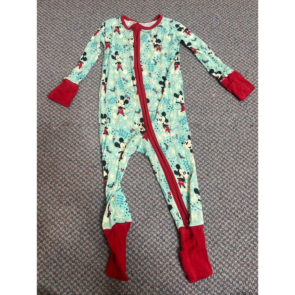 Little Sleepies Disney Mickey Mouse Winter Zippy 6-12 month